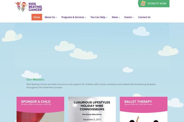 kidsbeatingcancer.com site used Blank-bootstrap3