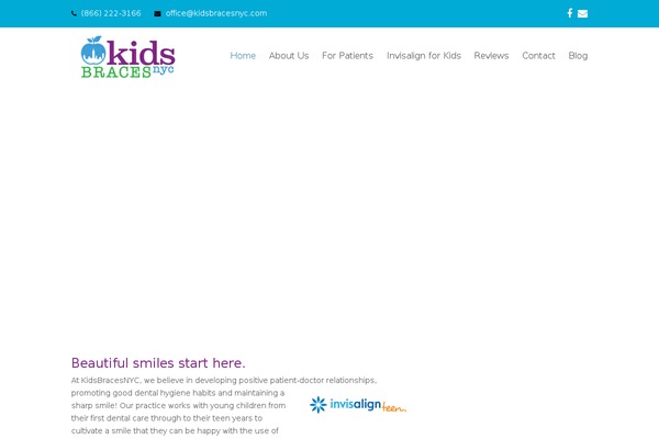 kidsbracesnyc.com site used Kidsbracesnyc