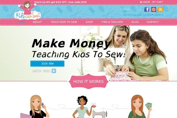 kidscansew.com site used Kidscansew