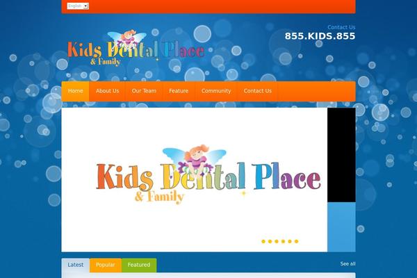kidsdentalplace.com site used Theme1897
