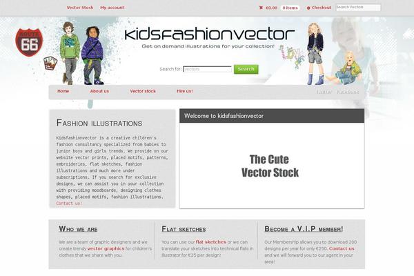 kidsfashionvector.com site used Kidsfashionvector