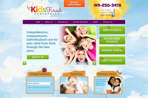 kidsfirstraleigh.com site used Kidsfirst