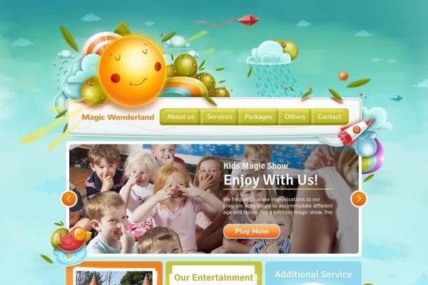 Kiddo Turf theme site design template sample