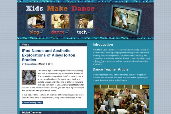 kidsmakedance.com site used Basic201