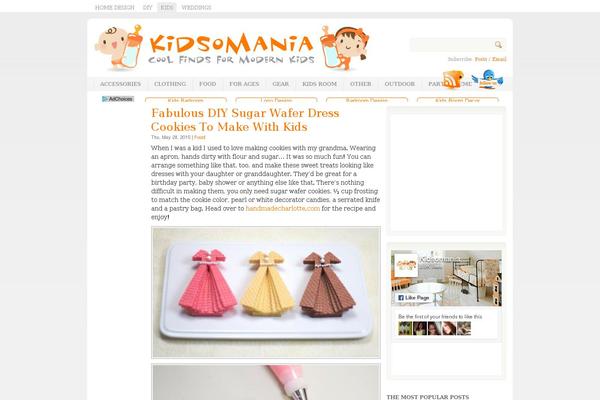 kidsomania.com site used Kidsomania