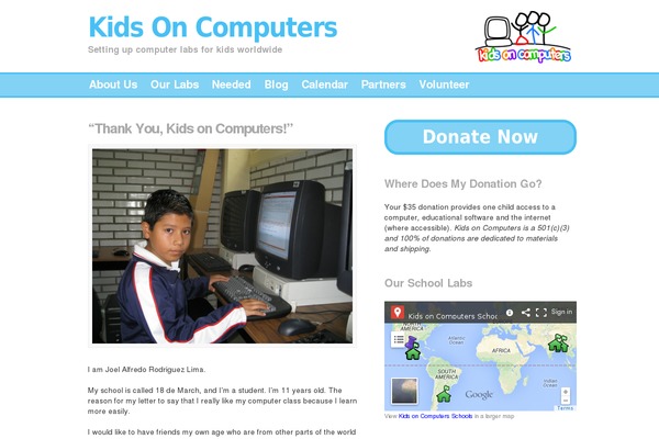 kidsoncomputers.org site used Koc