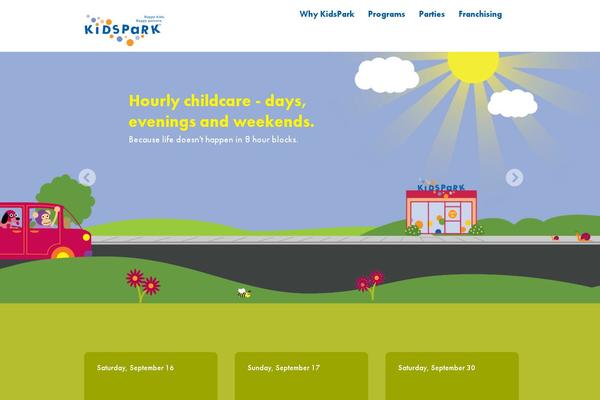 kidspark.com site used Daycare