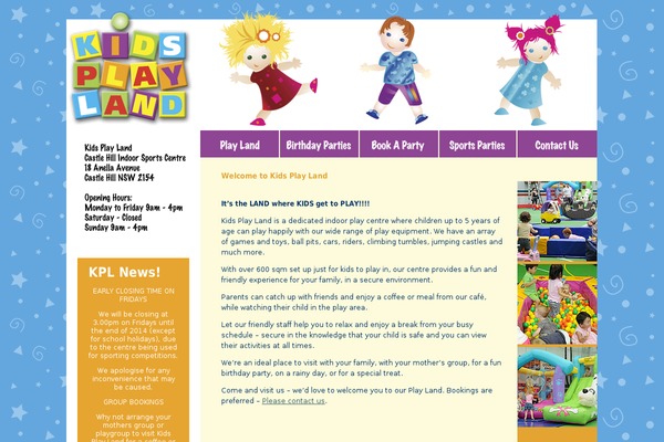 kidsplayland.com.au site used Kpl
