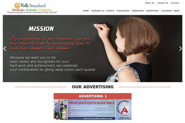 kidsstandard.org site used Twentyhirteen-child