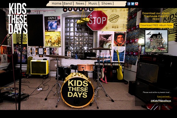 kidsthesedaysband.com site used Ktd