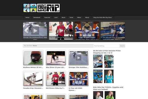 Site using Featured Content Gallery plugin