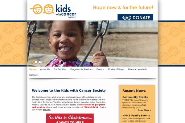 kidswithcancer.ca site used Kidswithcancer