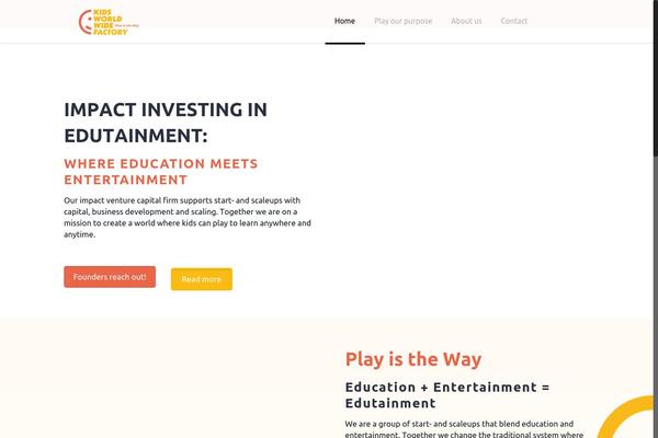 WordPress website example screenshot