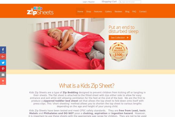 Simplicity theme site design template sample