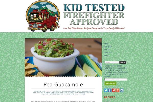 kidtestedfirefighterapproved.com site used Foodie-child