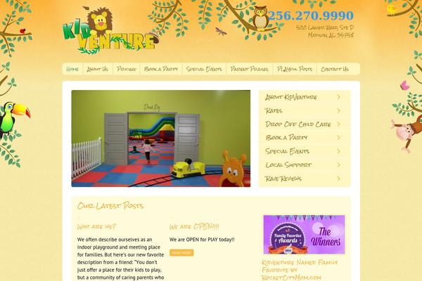 Sunny-kids-wordpress theme site design template sample