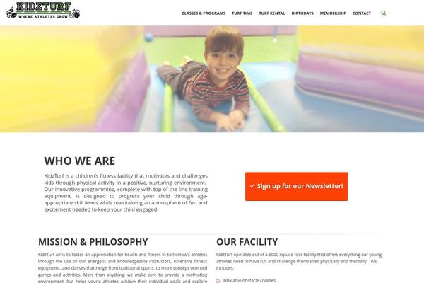 Jupiter theme site design template sample