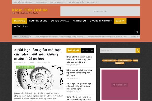 NewsOnline theme site design template sample