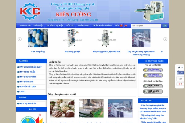 kiencuong.com site used Caia