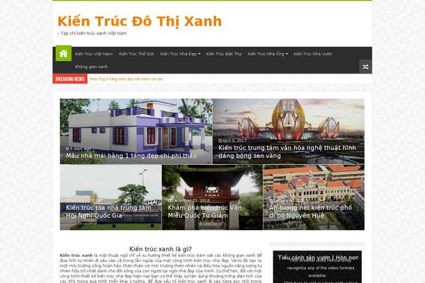 kientrucdothixanh.com site used Sahifa