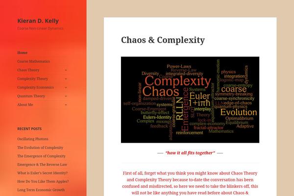 Twenty Thirteen theme site design template sample