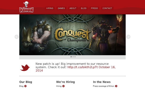 kihongames.com site used Bigfuzz-starter