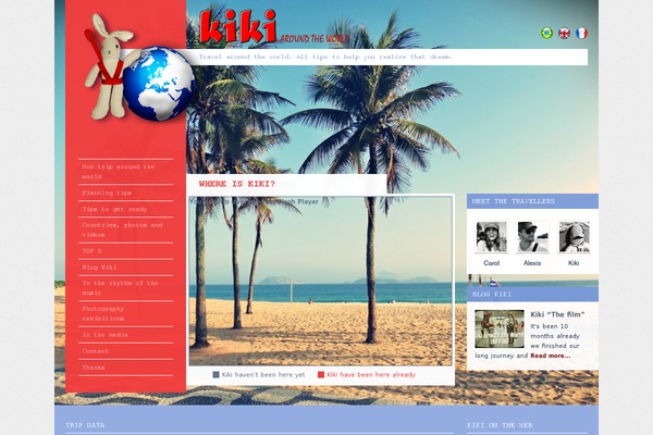 kikiaroundtheworld.com site used Kiki