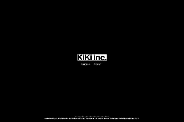 kikiinc.co.jp site used Kiki