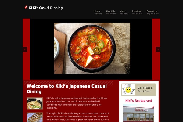 Kiki theme site design template sample