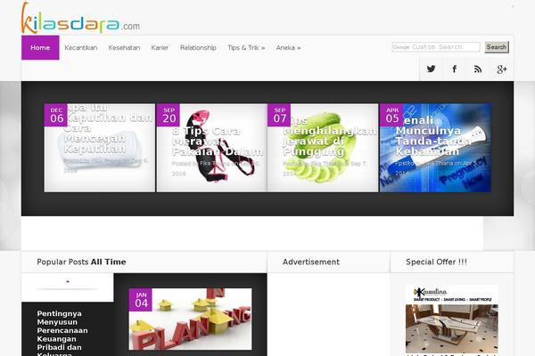 WordPress website example screenshot