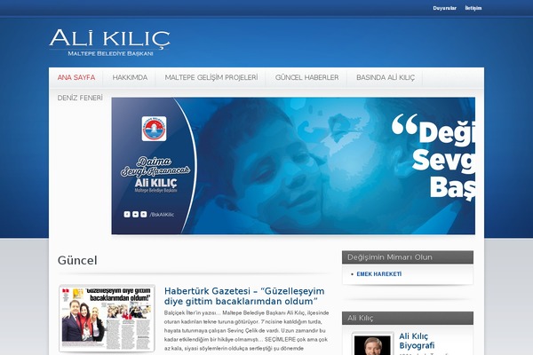 kilicali.com site used Candidate