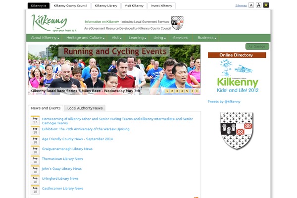 kilkenny theme websites examples