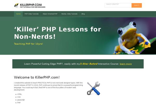 killerphp.com site used Studioweb2020