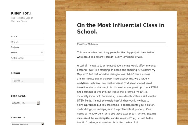 Twenty Twenty theme site design template sample