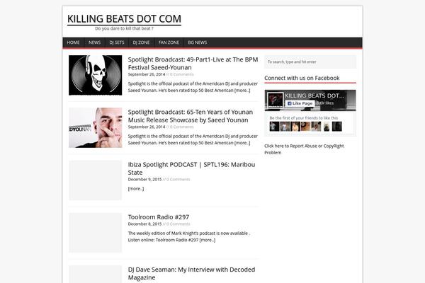 MH Magazine lite theme site design template sample