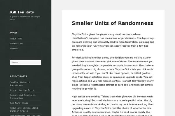 Twenty Fifteen theme site design template sample