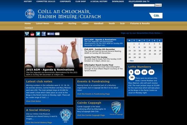 killycloghergaa.com site used Kc_v2