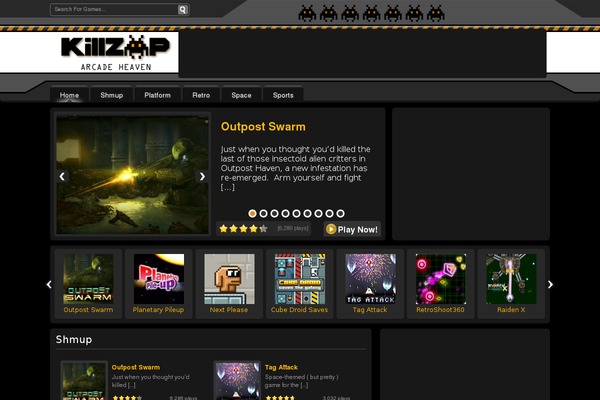 BrayGames theme site design template sample