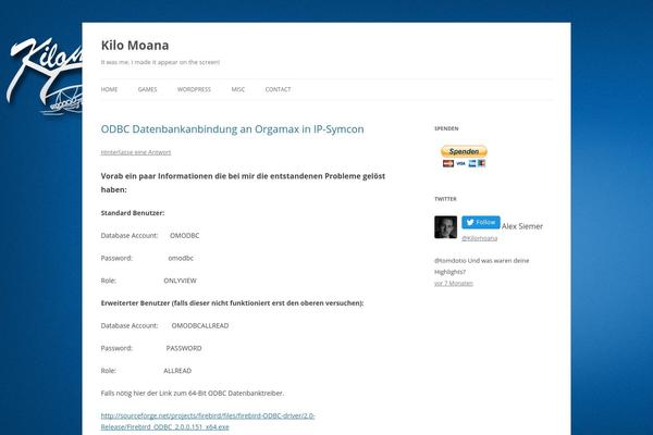 WordPress website example screenshot