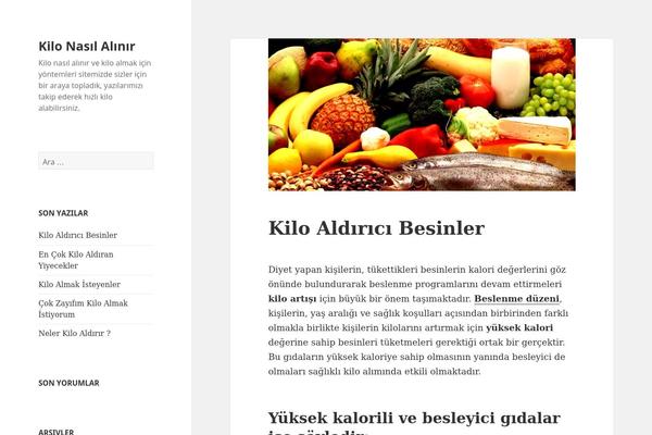 Twenty Fifteen theme site design template sample