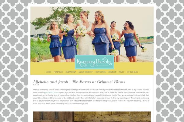 Prophoto4 theme site design template sample