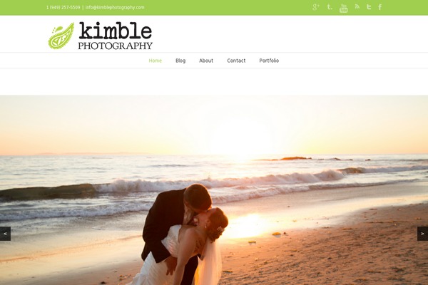 Photography theme site design template sample