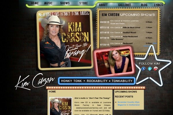 Site using GigPress plugin