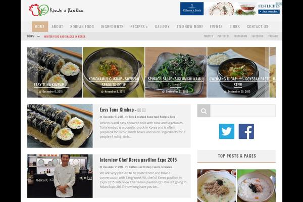 Valenti theme site design template sample