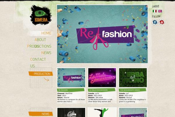 Showcase theme site design template sample