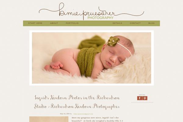 ProPhoto 5 theme site design template sample