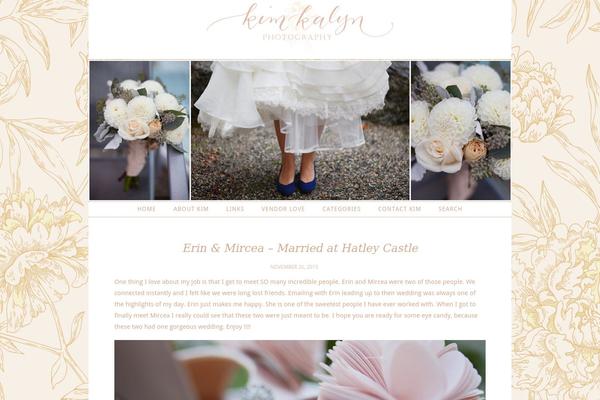 WordPress website example screenshot