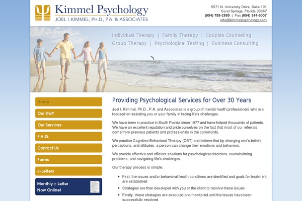 kimmelpsychology.com site used Kimmel