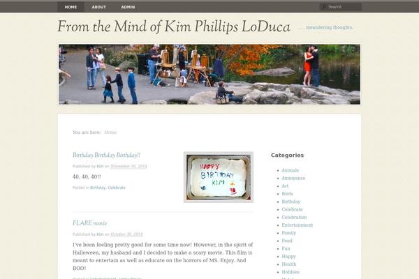 kimmiphillips.com site used My Life