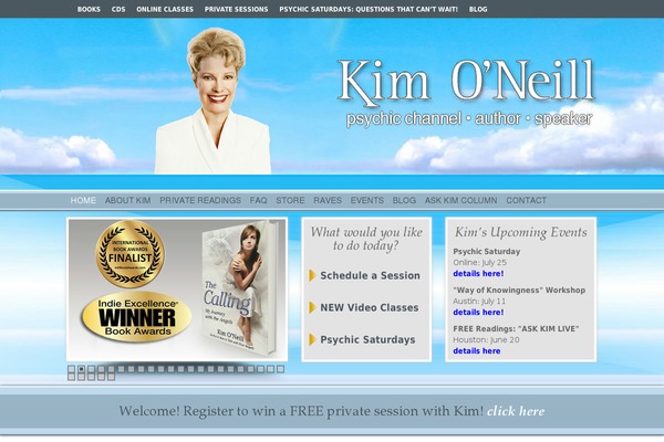 kimoneillpsychic.com site used Kimoneill